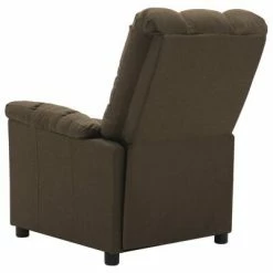 VidaXL Fauteuil inclinable de massage Marron Tissu -Fauteuils électriques Soldes image 6 289810