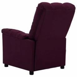 VidaXL Fauteuil inclinable de massage Violet Tissu -Fauteuils électriques Soldes image 6 289813