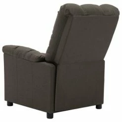 VidaXL Fauteuil inclinable de massage Taupe Tissu -Fauteuils électriques Soldes image 6 289814