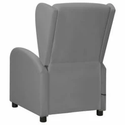 VidaXL Fauteuil inclinable releveur de massage Gris Similicuir -Fauteuils électriques Soldes image 6 3098253