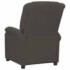 VidaXL Fauteuil de massage inclinable électrique Gris foncé Velours -Fauteuils électriques Soldes image 6 3098405