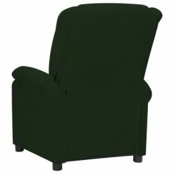 VidaXL Fauteuil de massage inclinable électrique Vert foncé Velours -Fauteuils électriques Soldes image 6 3098406