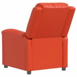VidaXL Fauteuil électrique de massage Rouge Similicuir -Fauteuils électriques Soldes image 6 3098999
