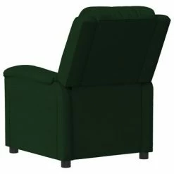 VidaXL Fauteuil électrique de massage Vert foncé Velours -Fauteuils électriques Soldes image 6 3099014
