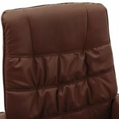 VidaXL Fauteuil de massage inclinable et repose-pied Marron Similicuir 11 VidaXL Fauteuil de massage inclinable et repose-pied Marron Similicuir -Fauteuils électriques Soldes image 6 320126