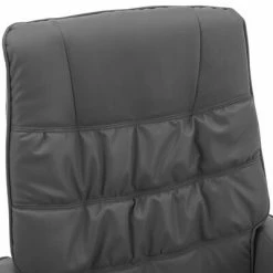 VidaXL Fauteuil de massage inclinable et repose-pied Gris Similicuir -Fauteuils électriques Soldes image 6 320127