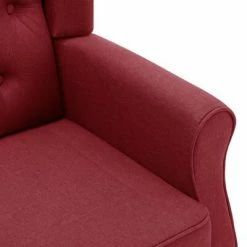 VidaXL Fauteuil de massage avec repose-pied Rouge bordeaux Tissu 11 VidaXL Fauteuil de massage avec repose-pied Rouge bordeaux Tissu -Fauteuils électriques Soldes image 6 320164