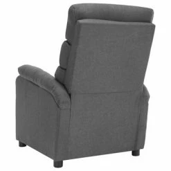 VidaXL Fauteuil inclinable de massage Gris clair Tissu -Fauteuils électriques Soldes image 6 321226
