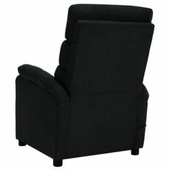 VidaXL Fauteuil inclinable de massage Noir Tissu -Fauteuils électriques Soldes image 6 321228