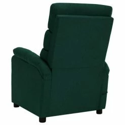 VidaXL Fauteuil inclinable de massage Vert foncé Tissu 11 VidaXL Fauteuil inclinable de massage Vert foncé Tissu -Fauteuils électriques Soldes image 6 321232