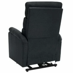 VidaXL Fauteuil inclinable de massage Gris foncé Tissu -Fauteuils électriques Soldes image 6 321247