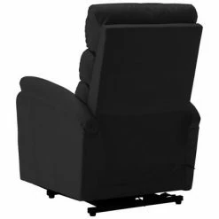 VidaXL Fauteuil inclinable de massage Noir Similicuir -Fauteuils électriques Soldes image 6 321283