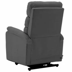 VidaXL Fauteuil inclinable de massage Anthracite Similicuir -Fauteuils électriques Soldes image 6 321286