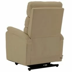 VidaXL Fauteuil inclinable de massage Cappuccino Similicuir -Fauteuils électriques Soldes image 6 321289