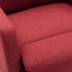 VidaXL Fauteuil inclinable de massage Rouge bordeaux Tissu -Fauteuils électriques Soldes image 6 321345