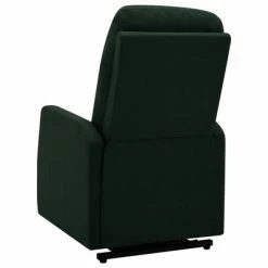 VidaXL Fauteuil inclinable de massage Vert foncé Tissu 11 VidaXL Fauteuil inclinable de massage Vert foncé Tissu -Fauteuils électriques Soldes image 6 321348
