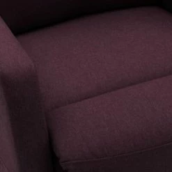 VidaXL Fauteuil inclinable de massage Violet Tissu -Fauteuils électriques Soldes image 6 321349