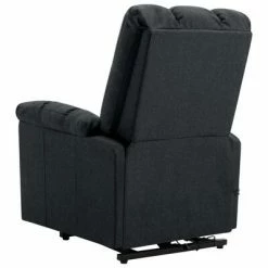 VidaXL Fauteuil inclinable de massage Gris foncé Tissu 11 VidaXL Fauteuil inclinable de massage Gris foncé Tissu -Fauteuils électriques Soldes image 6 321391