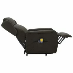 VidaXL Fauteuil de massage inclinable Taupe Tissu -Fauteuils électriques Soldes image 6 324039
