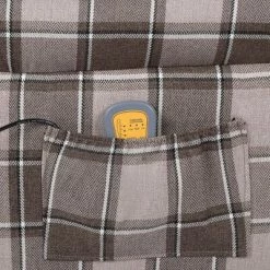 VidaXL Fauteuil de massage inclinable Beige Tissu -Fauteuils électriques Soldes image 6 329303