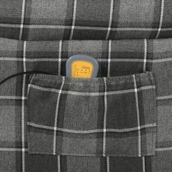 VidaXL Fauteuil de massage inclinable Gris Tissu 11 VidaXL Fauteuil de massage inclinable Gris Tissu -Fauteuils électriques Soldes image 6 329304