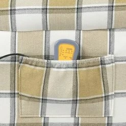 VidaXL Fauteuil de massage inclinable Vert Tissu -Fauteuils électriques Soldes image 6 329315