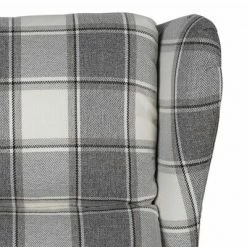 VidaXL Fauteuil de massage inclinable Blanc et gris Tissu -Fauteuils électriques Soldes image 6 329480