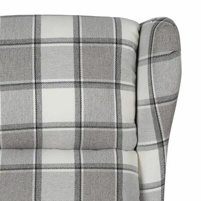 VidaXL Fauteuil de massage inclinable Gris Tissu 6 VidaXL Fauteuil de massage inclinable Gris Tissu – Image 6