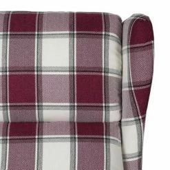 VidaXL Fauteuil de massage inclinable Rouge Tissu 11 VidaXL Fauteuil de massage inclinable Rouge Tissu -Fauteuils électriques Soldes image 6 329484