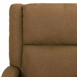 VidaXL Fauteuil de massage inclinable Marron Tissu -Fauteuils électriques Soldes image 6 329517