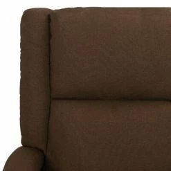 VidaXL Fauteuil de massage inclinable Marron foncé Tissu -Fauteuils électriques Soldes image 6 329518