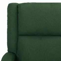 VidaXL Fauteuil de massage inclinable Vert foncé Tissu 11 VidaXL Fauteuil de massage inclinable Vert foncé Tissu -Fauteuils électriques Soldes image 6 329519