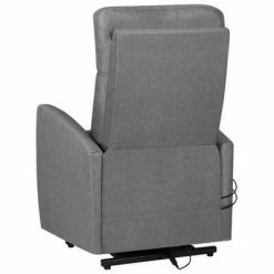 VidaXL Fauteuil de massage inclinable Gris clair Tissu -Fauteuils électriques Soldes image 6 329615