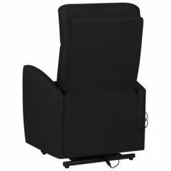 VidaXL Fauteuil de massage inclinable Noir Tissu -Fauteuils électriques Soldes image 6 329617