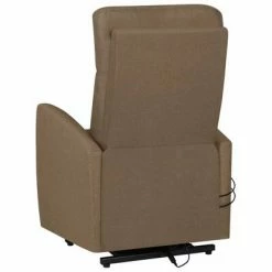 VidaXL Fauteuil de massage inclinable Taupe Tissu 11 VidaXL Fauteuil de massage inclinable Taupe Tissu -Fauteuils électriques Soldes image 6 329623