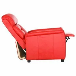 VidaXL Fauteuil de massage inclinable Rouge Similicuir 11 VidaXL Fauteuil de massage inclinable Rouge Similicuir -Fauteuils électriques Soldes image 6 329683