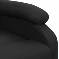 VidaXL Fauteuil de massage inclinable Noir Tissu -Fauteuils électriques Soldes image 6 329711