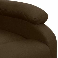 VidaXL Fauteuil de massage inclinable Marron foncé Tissu -Fauteuils électriques Soldes image 6 329714