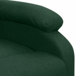 VidaXL Fauteuil de massage inclinable Vert foncé Tissu 11 VidaXL Fauteuil de massage inclinable Vert foncé Tissu -Fauteuils électriques Soldes image 6 329715