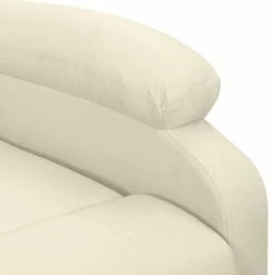 VidaXL Fauteuil de massage inclinable Crème Tissu -Fauteuils électriques Soldes image 6 329718