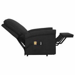 VidaXL Fauteuil de massage inclinable Noir Tissu -Fauteuils électriques Soldes image 6 329731