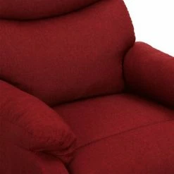 VidaXL Fauteuil de massage inclinable Rouge bordeaux Tissu -Fauteuils électriques Soldes image 6 329752