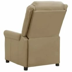 VidaXL Fauteuil de massage inclinable Cappuccino Similicuir -Fauteuils électriques Soldes image 6 338831