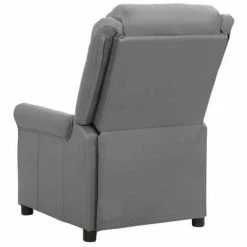 VidaXL Fauteuil de massage inclinable Gris Similicuir -Fauteuils électriques Soldes image 6 338833