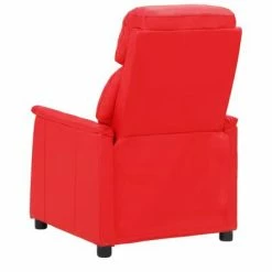 VidaXL Fauteuil de massage inclinable Rouge Similicuir 11 VidaXL Fauteuil de massage inclinable Rouge Similicuir -Fauteuils électriques Soldes image 6 338862