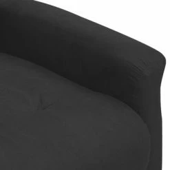 VidaXL Fauteuil inclinable de massage Noir Tissu microfibre -Fauteuils électriques Soldes image 6 338894