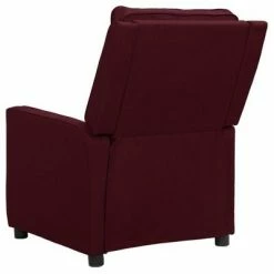 VidaXL Fauteuil de massage inclinable Violet Tissu -Fauteuils électriques Soldes image 6 338973