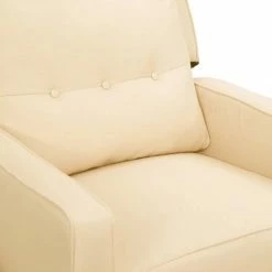 VidaXL Fauteuil de massage inclinable Crème Tissu 11 VidaXL Fauteuil de massage inclinable Crème Tissu -Fauteuils électriques Soldes image 6 338975