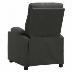 VidaXL Fauteuil de massage inclinable Gris foncé Tissu 11 VidaXL Fauteuil de massage inclinable Gris foncé Tissu -Fauteuils électriques Soldes image 6 339113