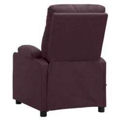 VidaXL Fauteuil de massage inclinable Violet Tissu -Fauteuils électriques Soldes image 6 339119